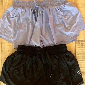 Blue and Black Athletic Shorts